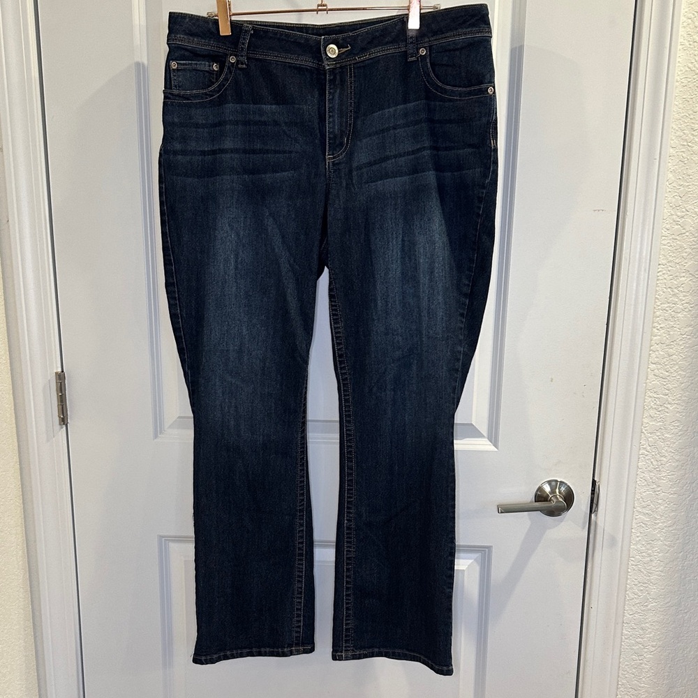 Maurices Dark Blue Boot Cut Jeans